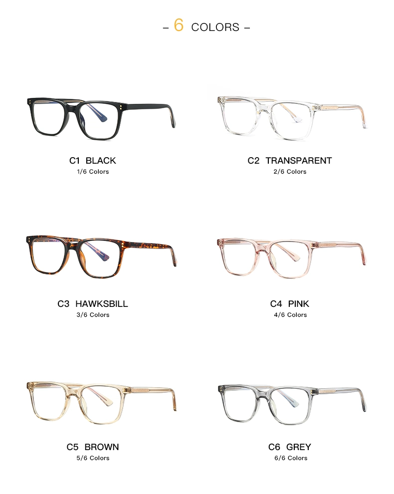 Wholesale New Trendy Custom Logo Computer Radiation Protection Optical Frame Anti Blue Light Blocking Reading Glasses