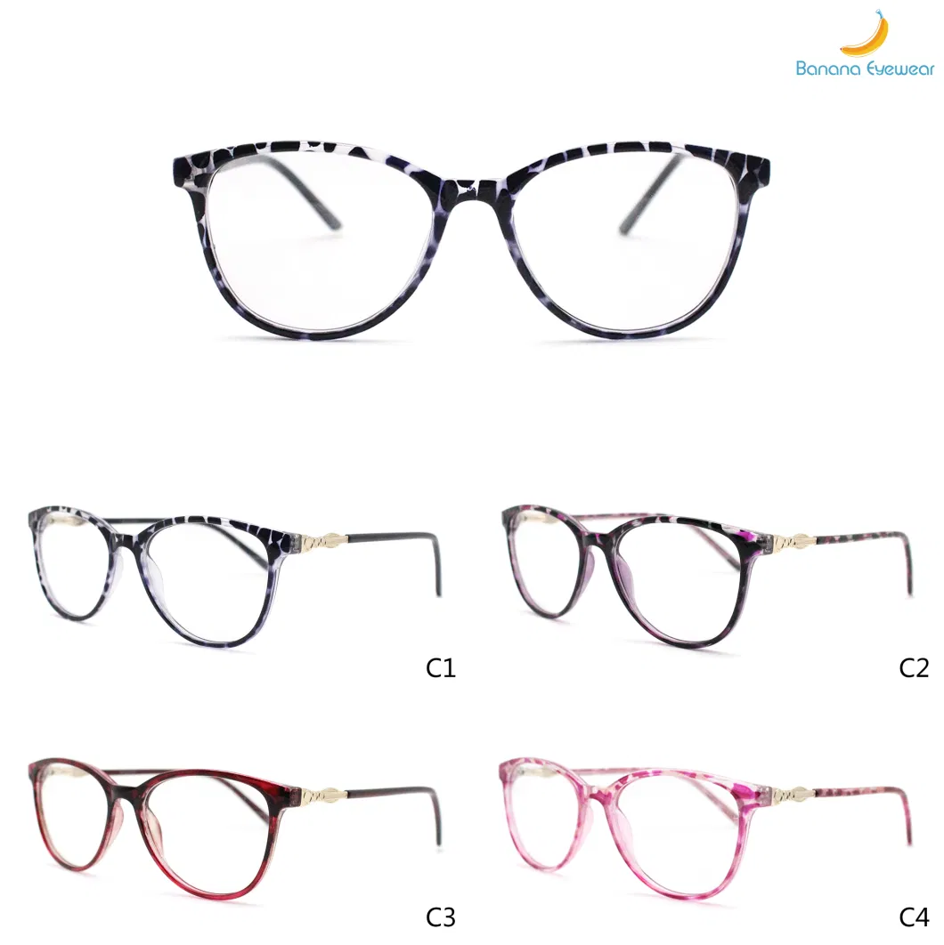 Genaral Round Plastic Injection Eyewear Frames with Ce Proved Eyeglasses
