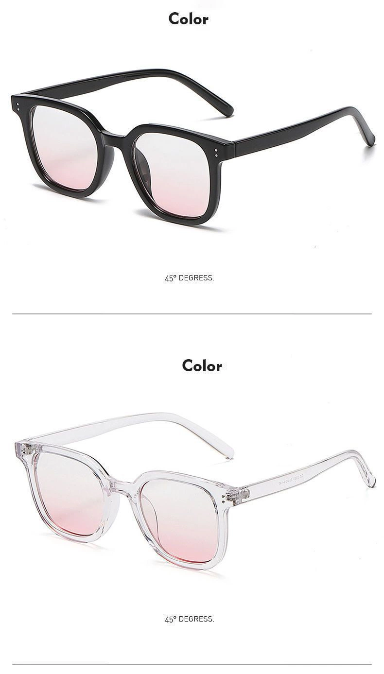 Wholesale Factory Fashionable High Quality Sun Shades UV400 Brand Designer Gradient Lenses Man and Woman Frame Sunglasses