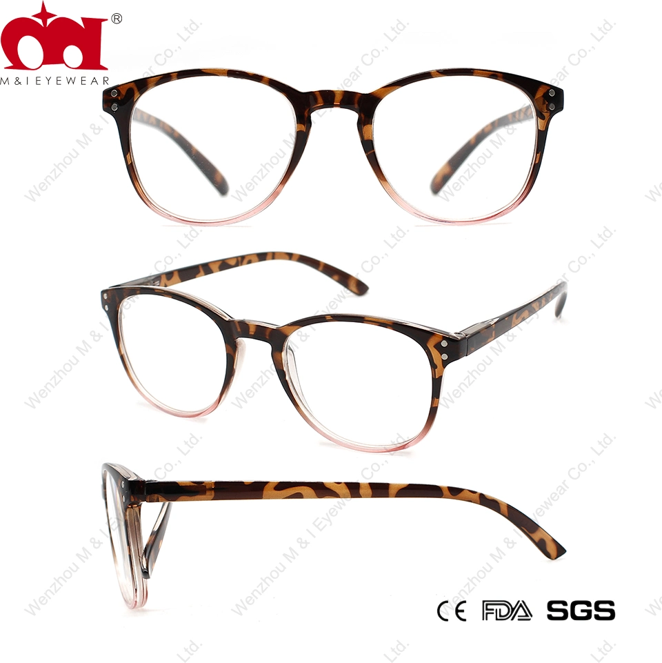 Promotion Classic Oval-Shaped Reader Gental Unisex Demi Reading Glasses (WRP21007)