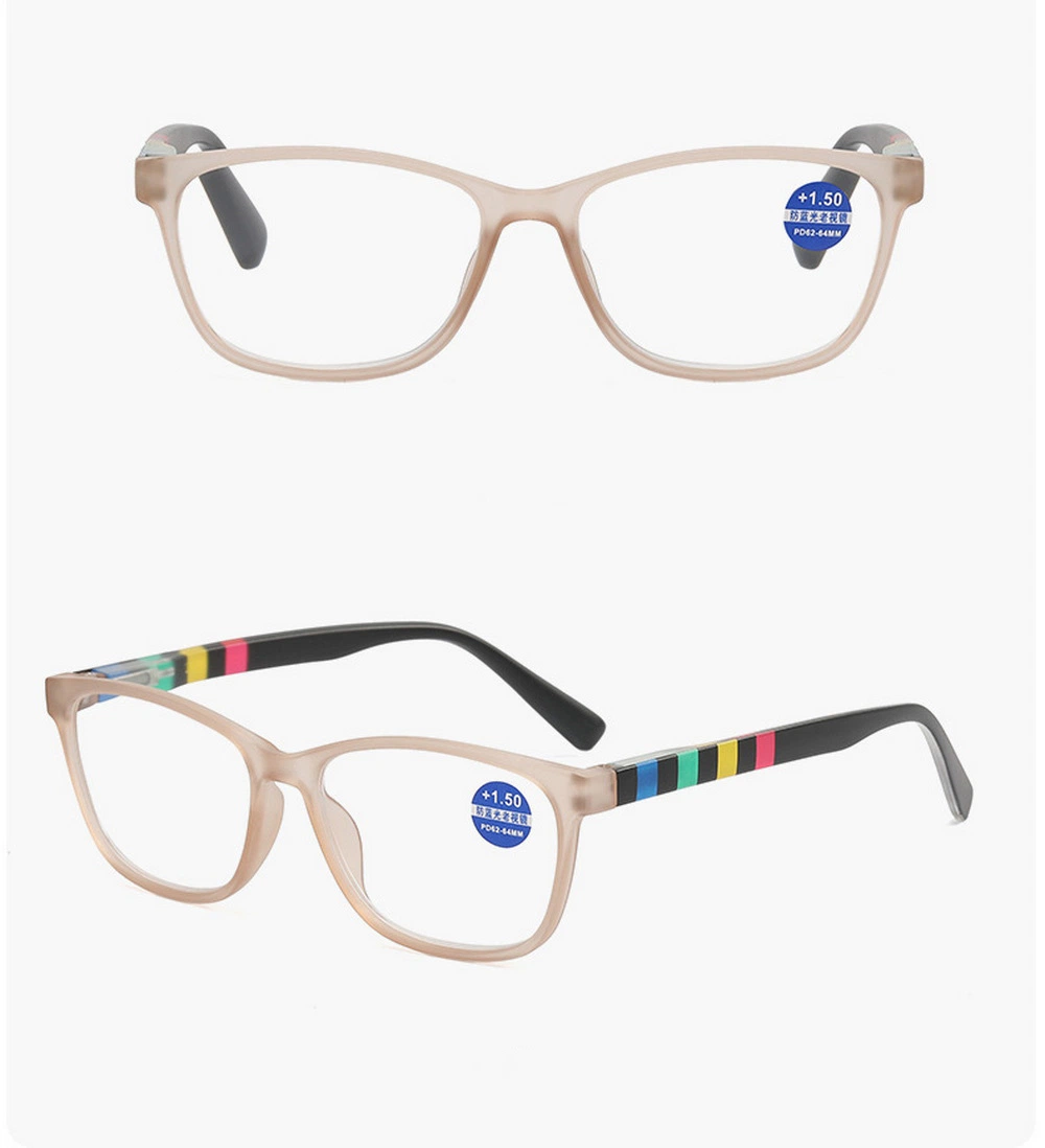 New Arrival OEM High Quality Full Rim PC Rectangle Frame Reading Glasses in Optional Colors