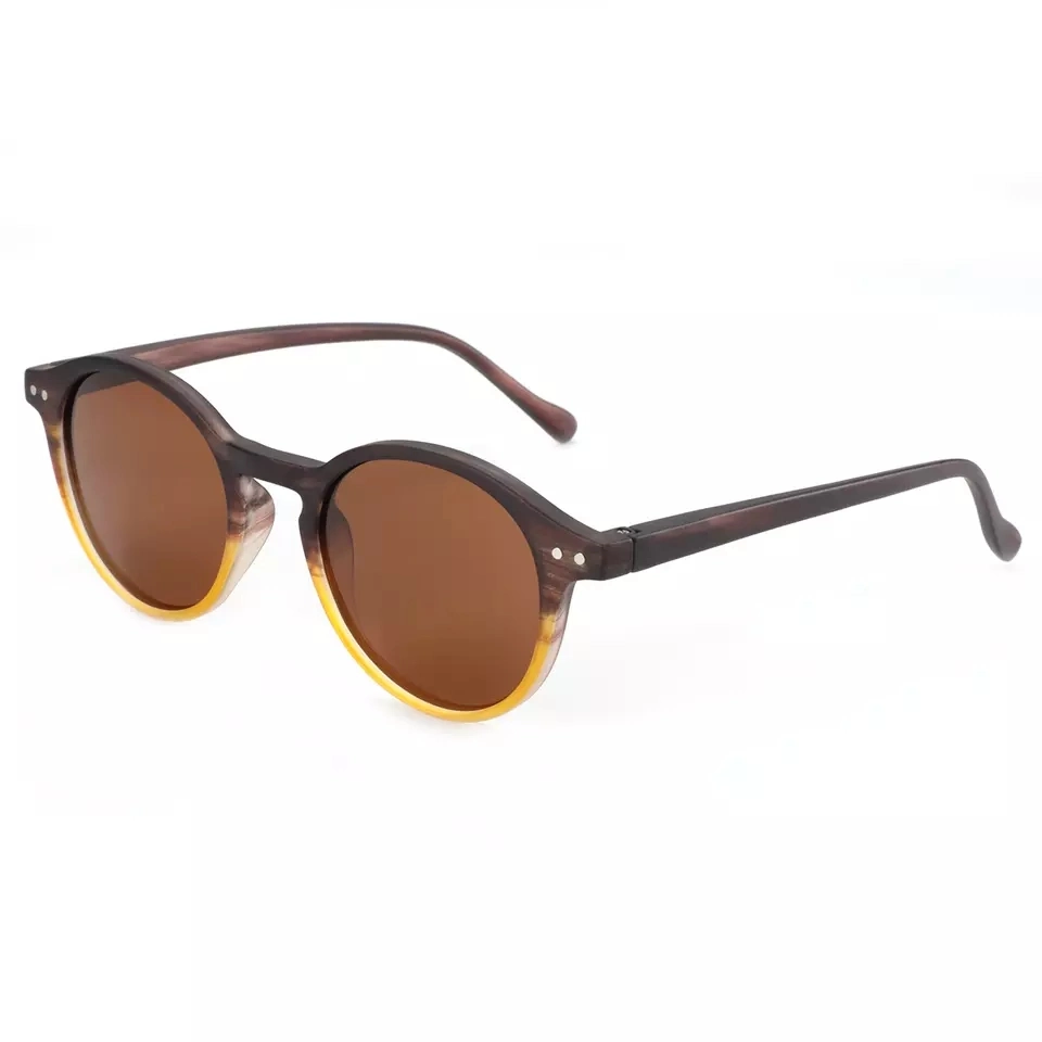 Retro Classic Polarized High Def Small Round Sunglasses UV400 Custom Logo Sun Glasses for Men Women Fashion Vintage Shades