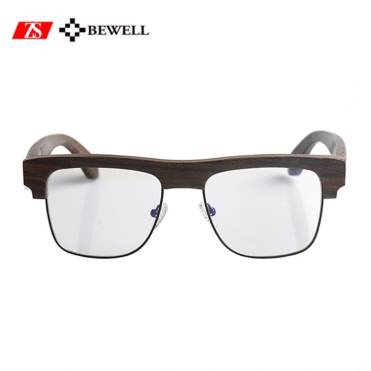 Popular Fashion Design Wood Reading Glasses with Spring Hinge