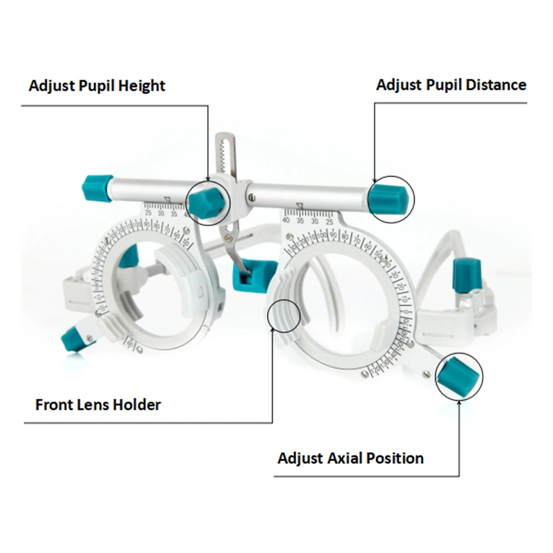 Trend Optical Trial Frame Refraction Ophthalmic with Adjustable Pd Distance