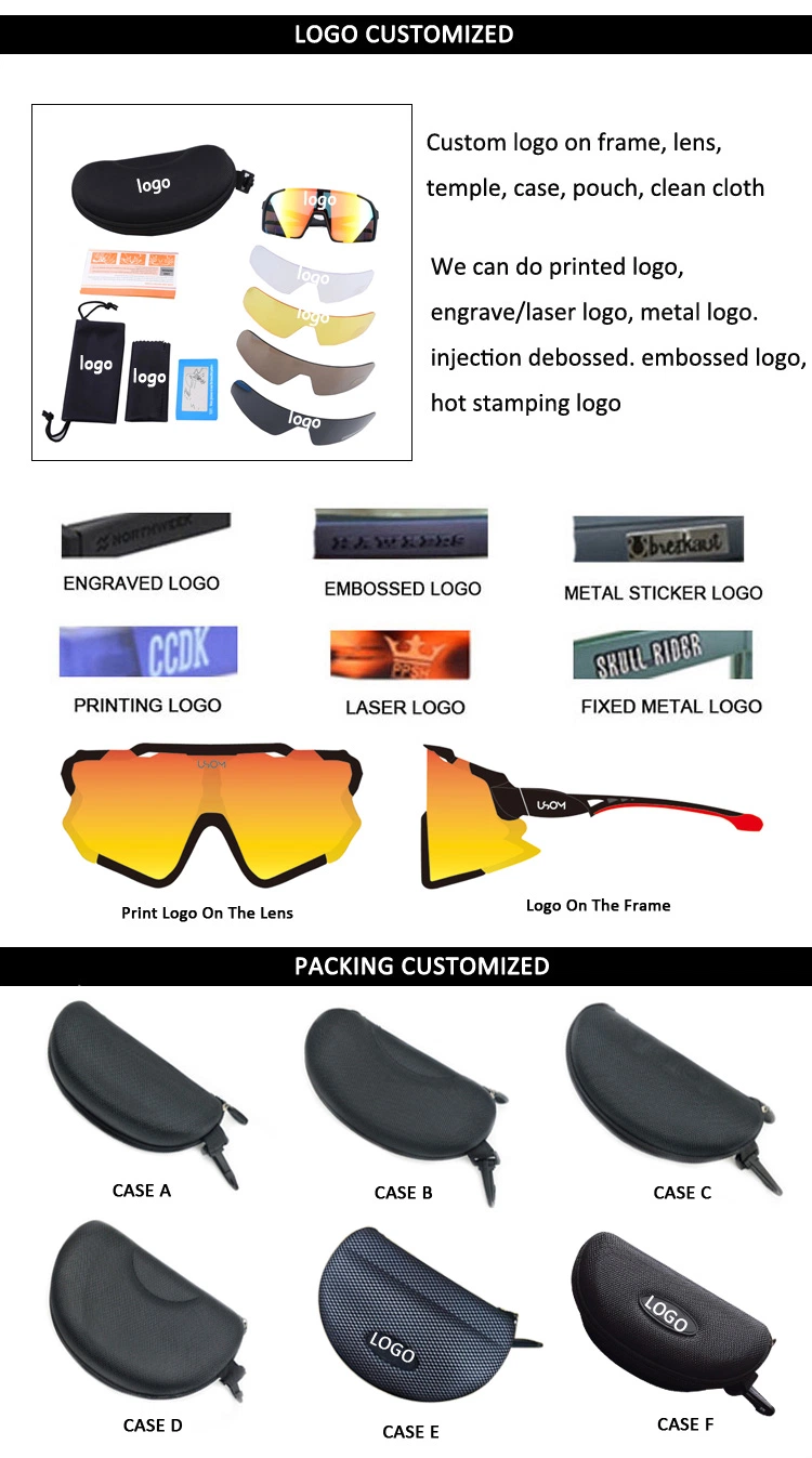 Oversize Phtotchromic Cycling Sunglasses Polarized Fashion Mens Sport Sunglasses 2021