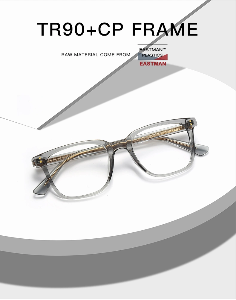 Wholesale New Trendy Custom Logo Computer Radiation Protection Optical Frame Anti Blue Light Blocking Reading Glasses