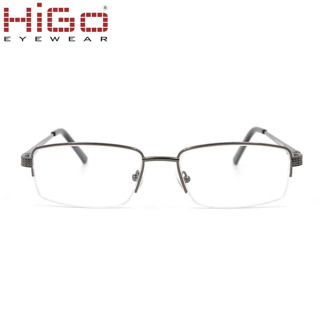 New Designer Half Rims Metal Optical Frame Stock 2018