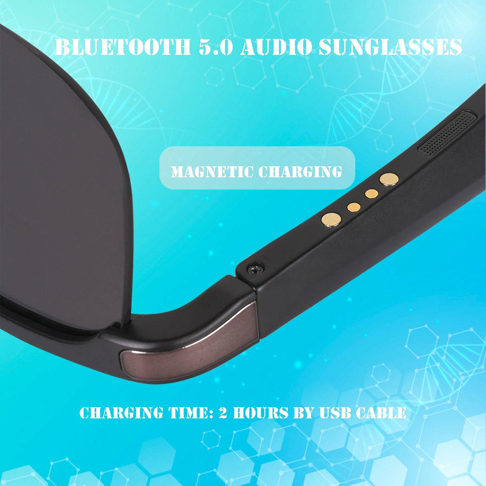 Handfree Music Bluetooth Audio Polarized Sunglasses Voice Control UV400 Men Women Sun Glasses Eyeglasses