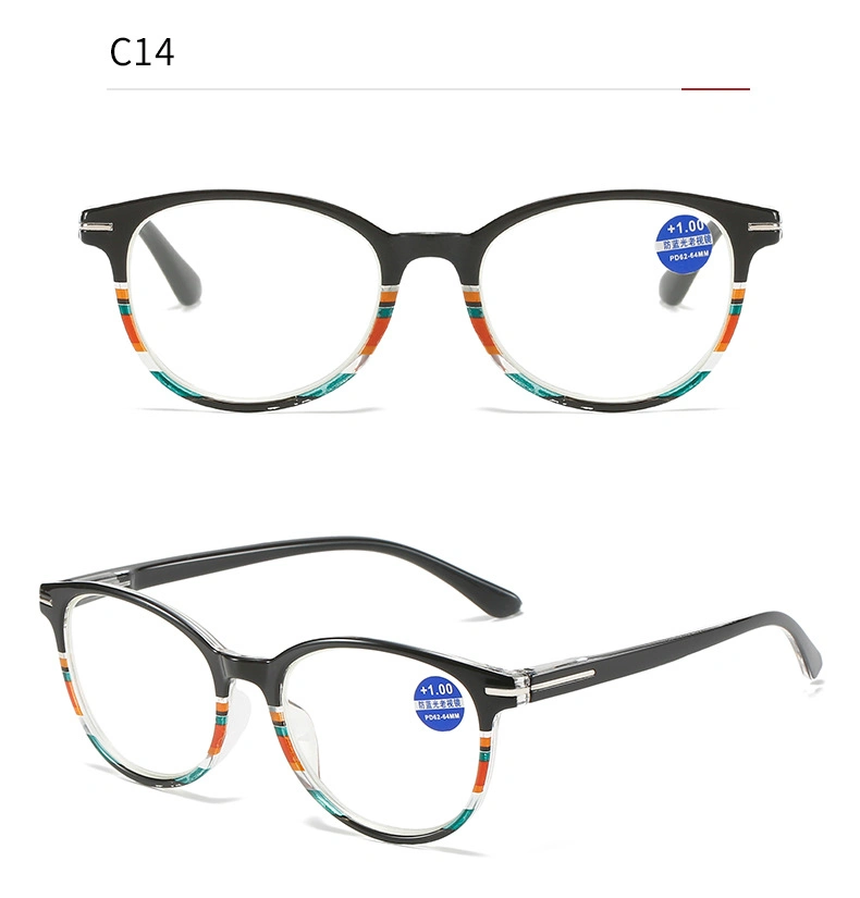 New Anti-Blue Reading Glasses Manufacturers Wholesale HD PC Spring Leg Fashion Reading Glasses for The Elderly Reading Glasses
