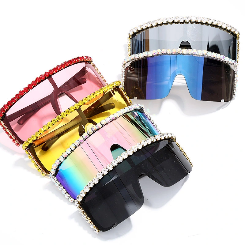 Women Mens Hot Selling Popular Sun Glasses for Men Trending Fashion Rhinestones All-in-One PC Designer Sunglasses