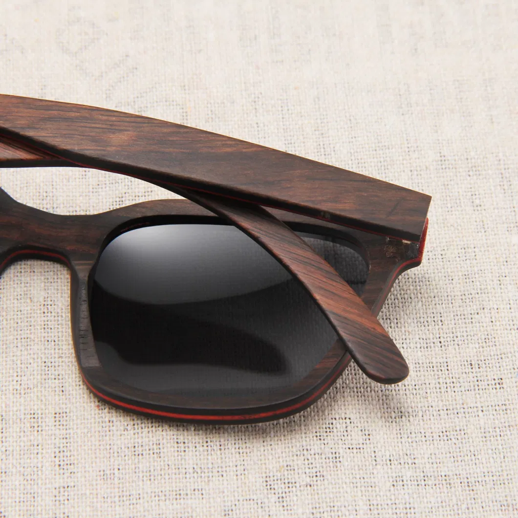 2023 Fashion Wood Sunglasses Glasses Women Shades Sun Glasses Sunglasses Anti-UV Ray Bamboo Sunglasses Custom Logo Wood Eyewear