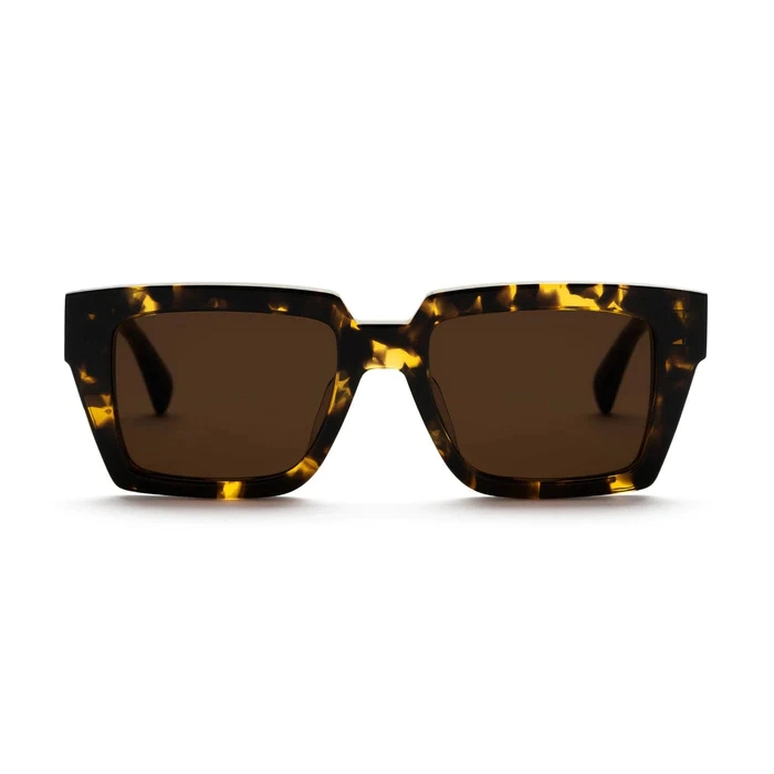 Yeetian Classic Simple Big Face Square Shades Vintage Unisex Ladies Mens Leopard Square Sunglasses