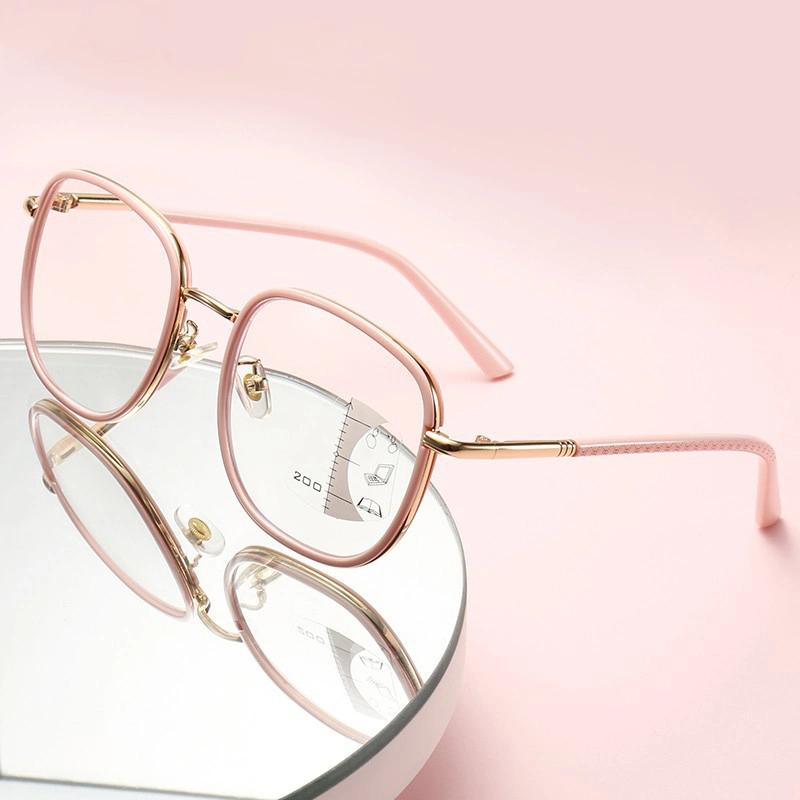 Wholesale High Quality Cp Spring Hinge Cat Eye Anti Blue Light Eyeglasses Frames Optical Fashion Computer Women Reading Glasses