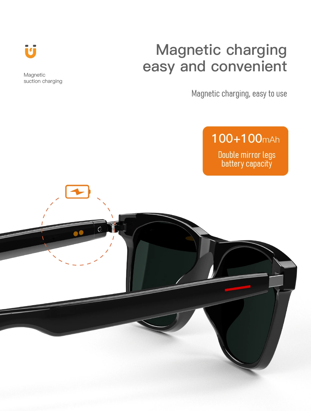 2022 Sell Well New Type Smart Eyewear Smart Reading Glasses