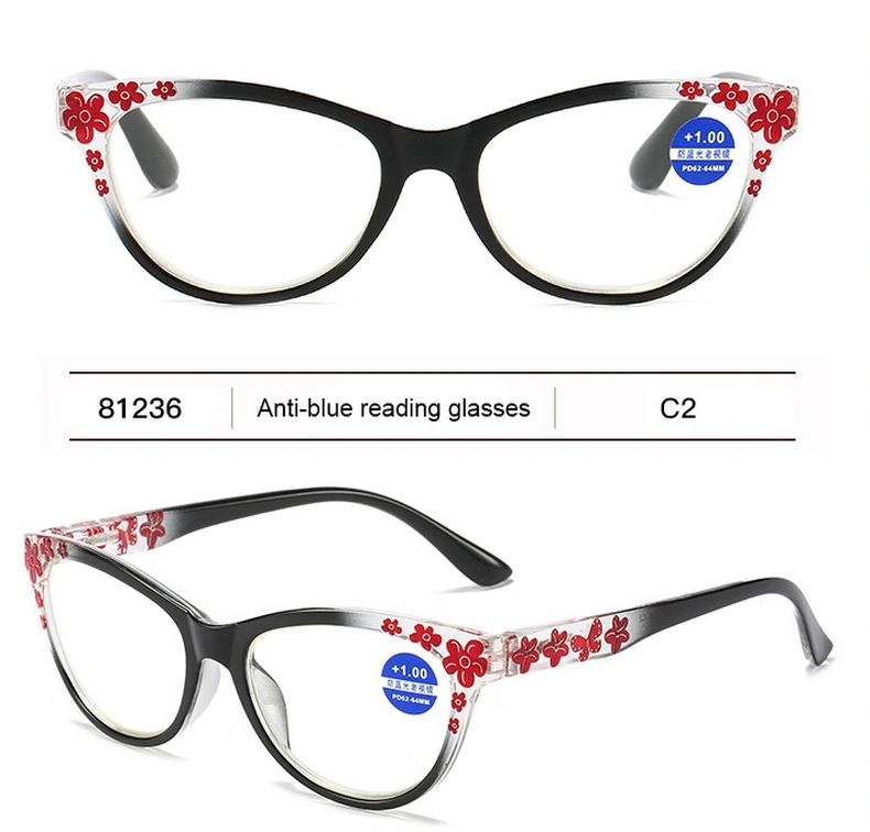 Reading Glasses New Fashion Wholesale HD Spring Leg Reading Glasses Elderly Reading Glasses Anti-Blue Reading Glasses
