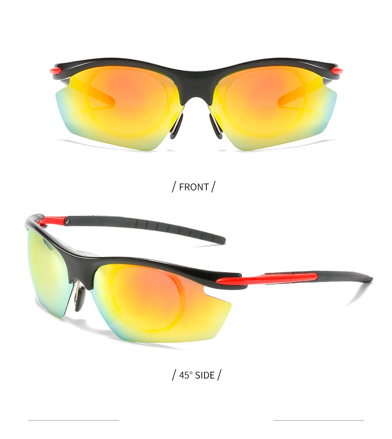 Wholesale Outdoor Riding Polarized Cycling Sunglasses Sports Eyewear Cycling Glasses UV Protection Sports Cycling Sun Glasses