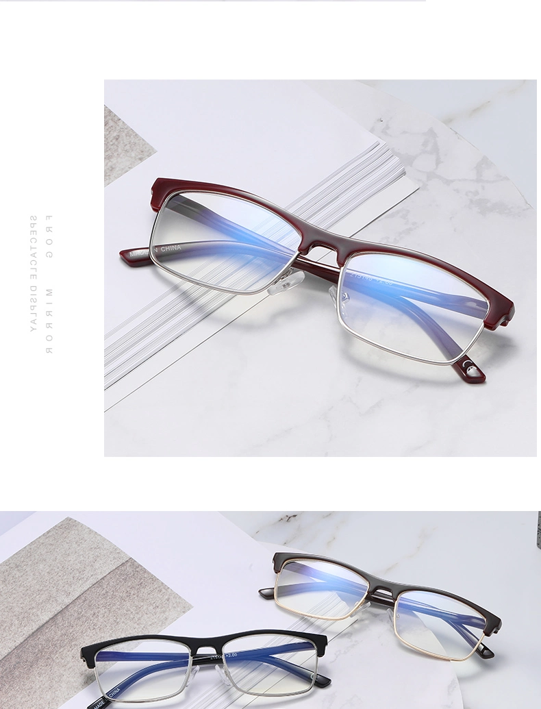 2021 Retro Eyewear Ultra-Light Fashion Presbyopic Glasses Wholesale Cheap Price Mens Reading Glasses
