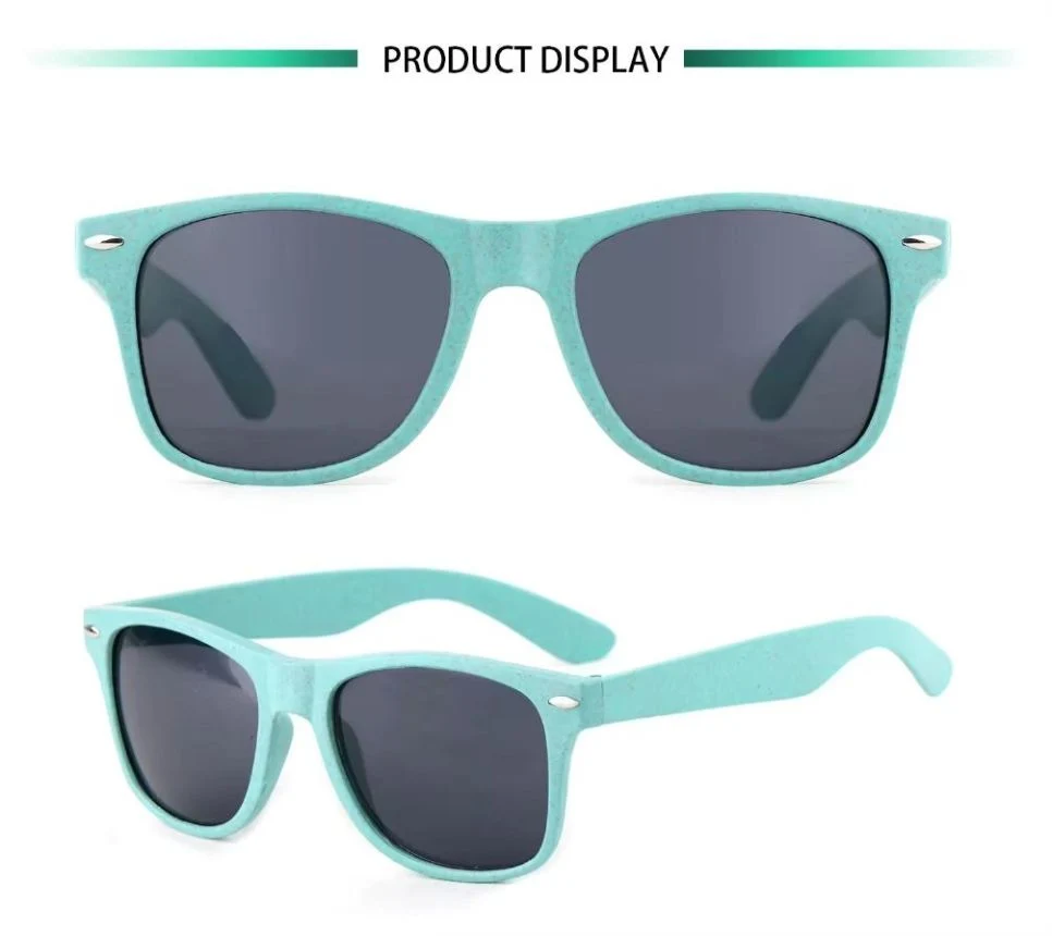 Sustainable Environmental Glasses Eco-Friendly Degradable Men Sun Glasses Wheat Straw Biodegradable Sunglass UV400 Women Sunglasses