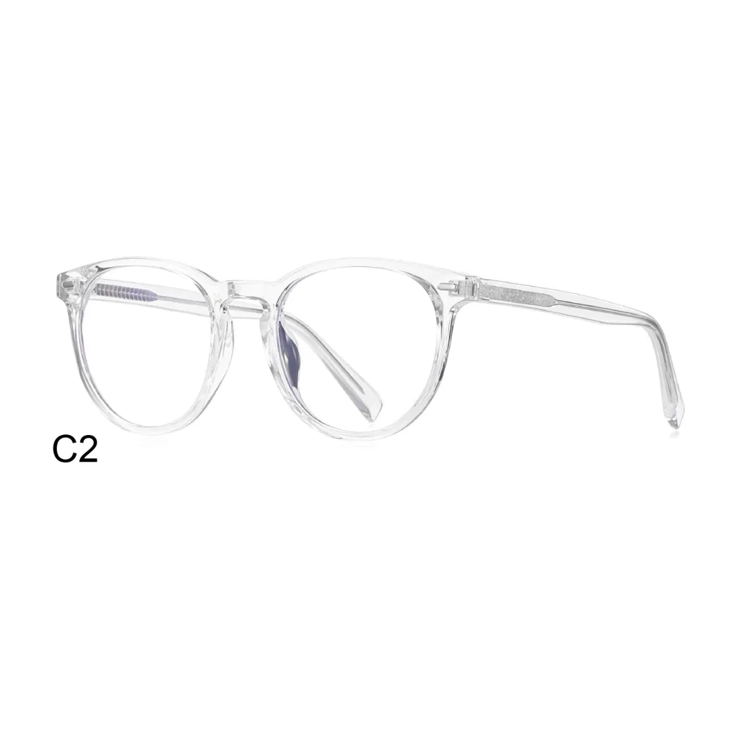 Crystal Eyeglasses Basic Style Injection Plastic for Men Women Optical Frames