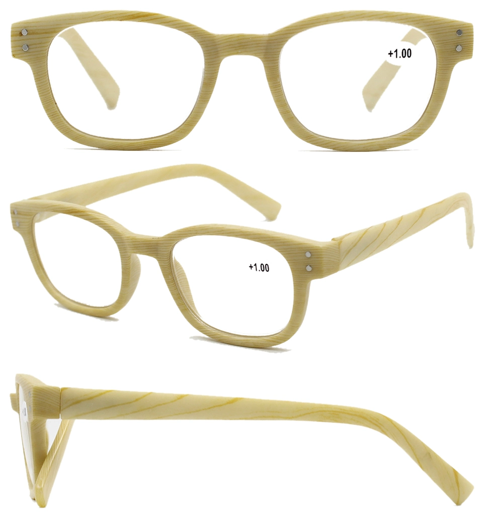 Classical Square with Purple Half Frame in Unique Design Temple of Unisex and High Quality Stylish Tr Reading Glasses (WRP702847)