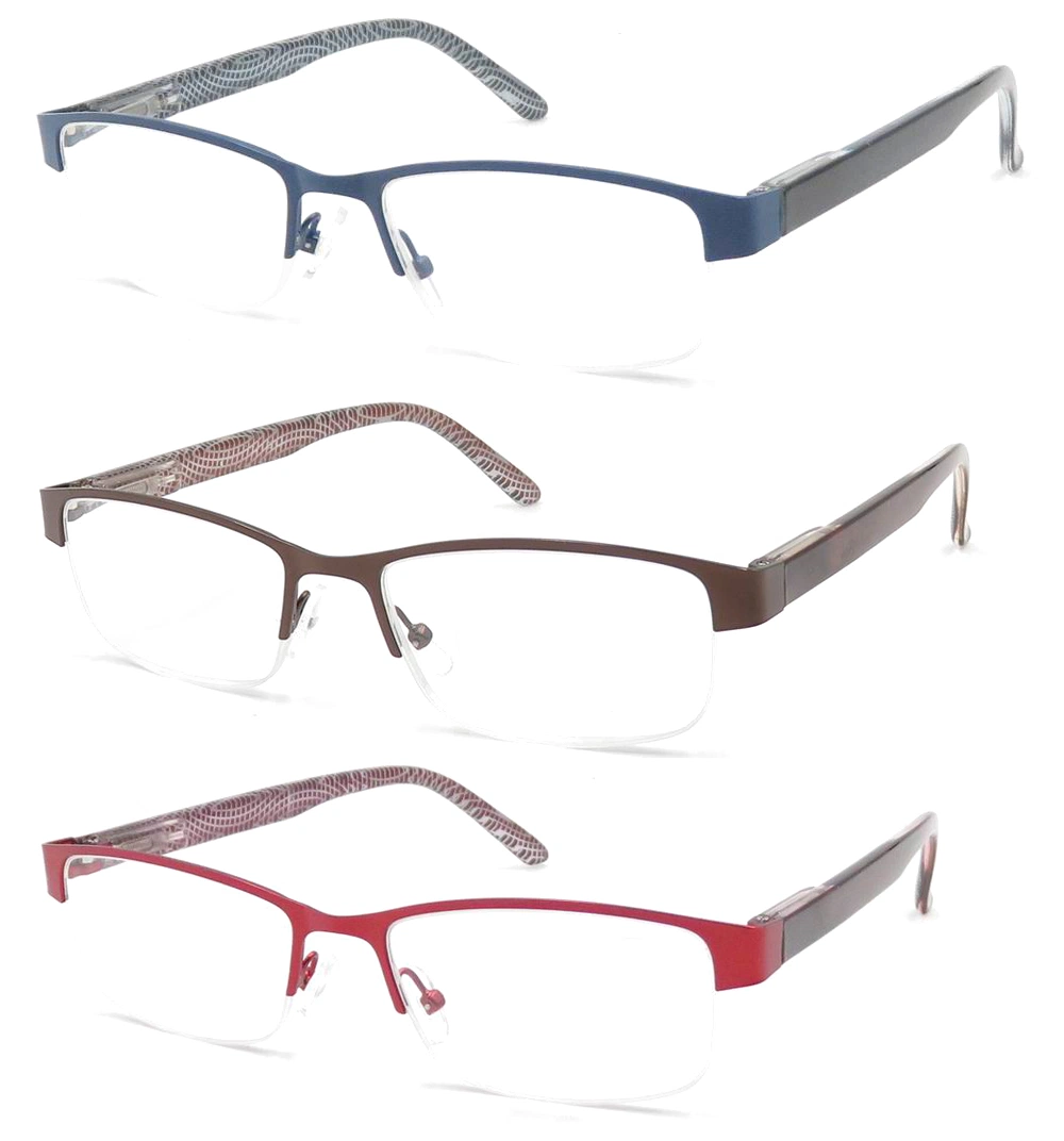 Wholesale Fashion Metal Eyeglasses Cat Eye Frame Women Men Reading Glasses