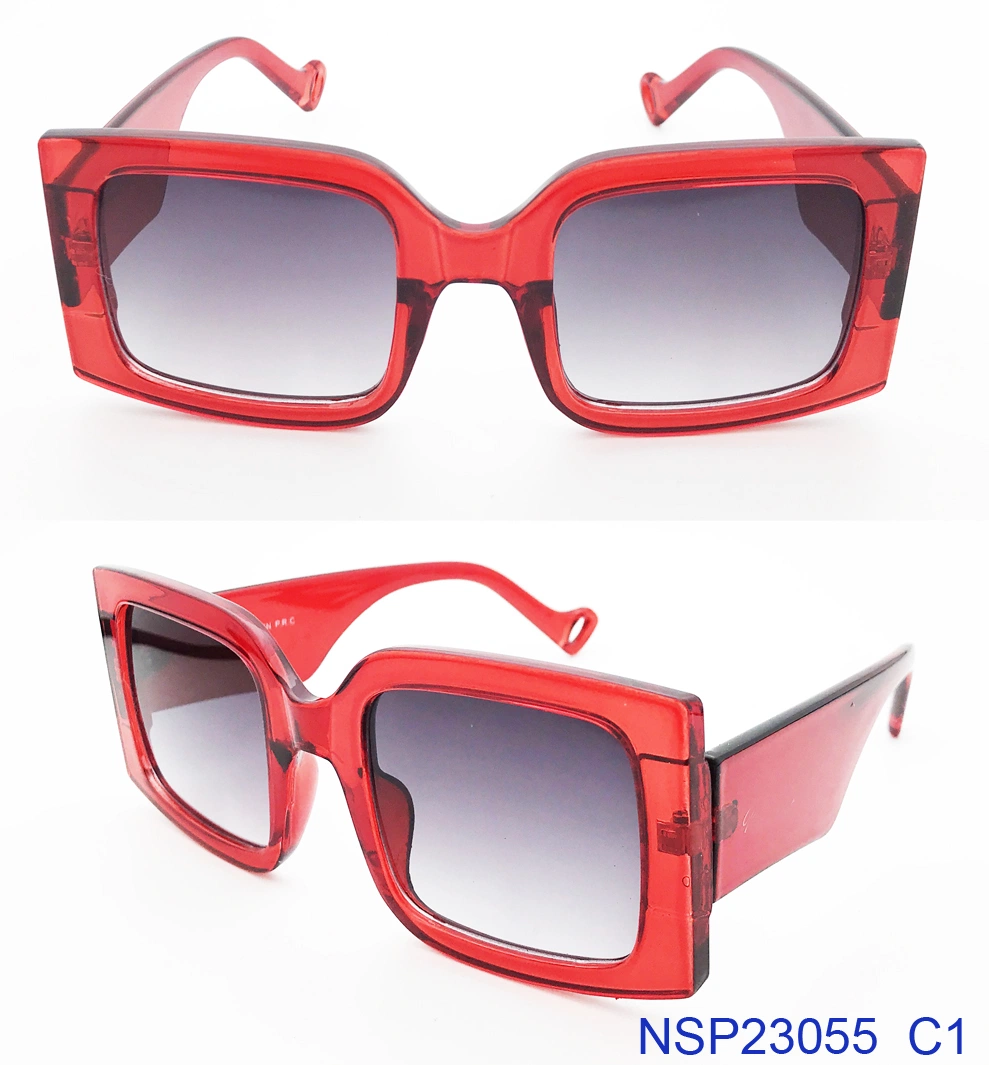 2023 Wholesale Popular New Big Outdoor Designer Unisx Luxury Fashion Square Personality PC Fram High Quality Sunglasses