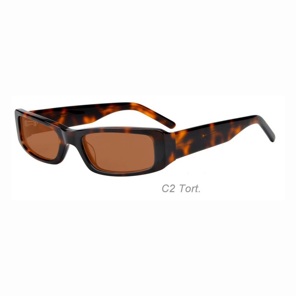 Fashionable Best Design Rectangle Shape Sun Shades with Tac Lens Sunglasses