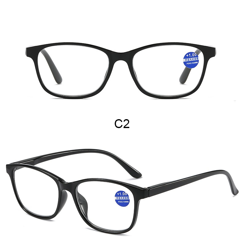 Reading Glasses Fashion Anti-Blue Reading Glasses Wholesale HD Spring Leg Reading Glasses for The Elderly
