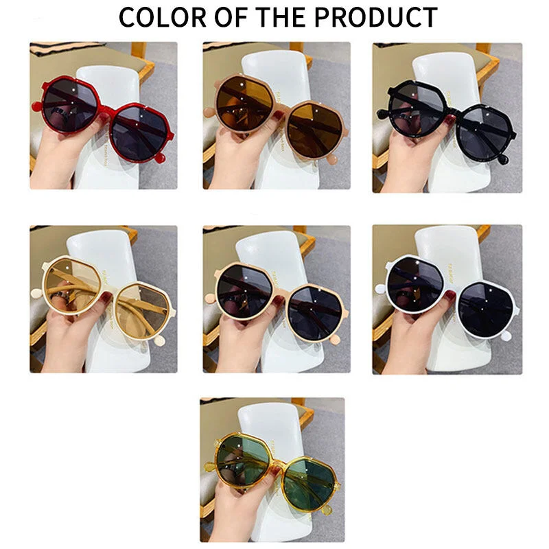 Unisex Retro Sunglasses Fashion Oval Frame Sun Glasses for Men and Women Driving Shade Vintage Eyewear UV400