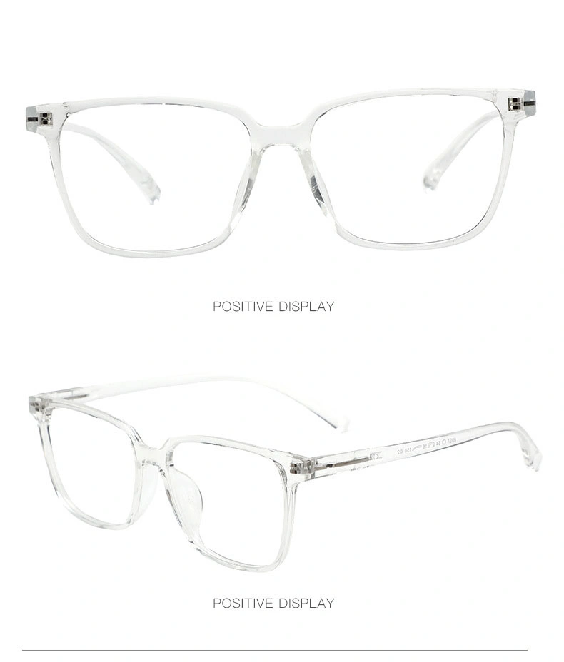 New Arrival Beautiful Latest Designer Adults Eyewear Square Framestr90 High Quality Optical Eyeglasses Clear Lenses Anti Blue Light Computer Glasses