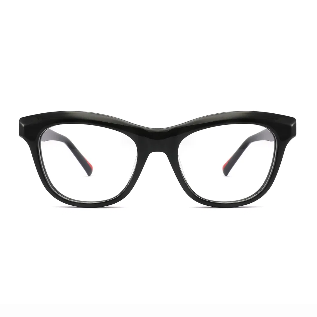 Simple Design High Quality Eye Glasses New Style Acetate Optical Frame in Stock