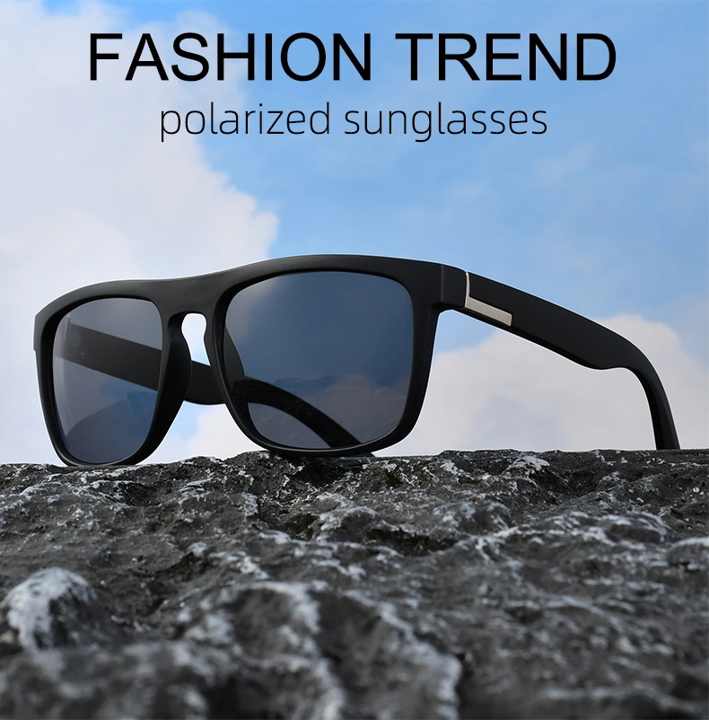 Hot Sale Polarized Sunglasses Men&prime;s Vintage Male Sports Sun Glasses Fashion Brand Driving Shades