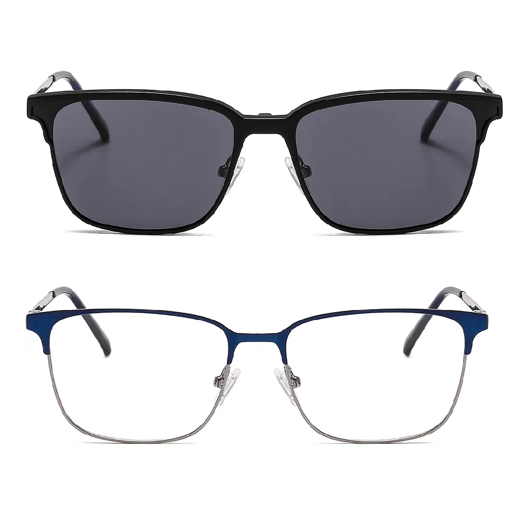2020 New Fashion Eyewear Clip on Magnetic Men Sunglasses Polarized Men Metal Driving Sunglasses Sun Glasses