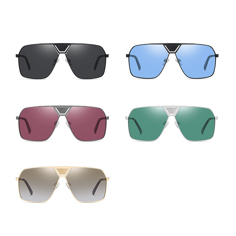 Men Frog Sunglasses Metal Polarized Sun Glasses Outdoor Eyewear 3338