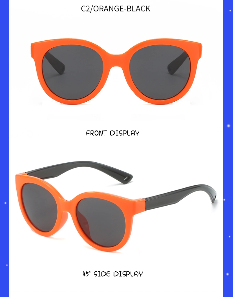 Unisex New Design Baby Kids PC Plastic Sunglasses Sun Glasses in Stock Children Fashion Sunglasses