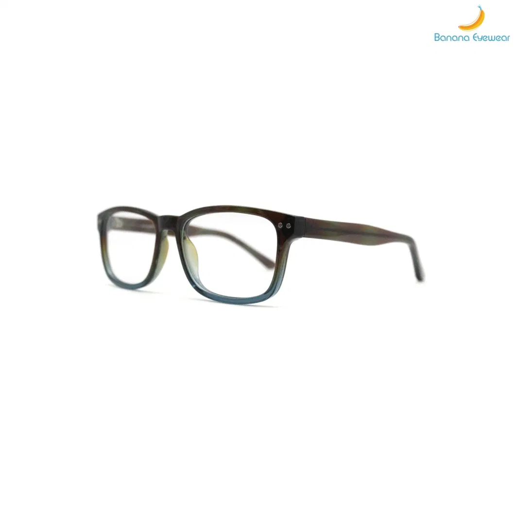 New Arrival High Quality Rectangle Basic Men Injection Eyeglasses Optical Frame