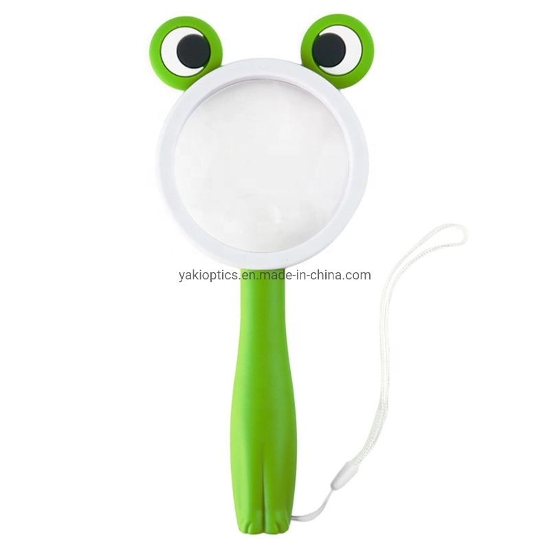 Handheld Cartoon Magnifying Glass Insect Specimen Observing Props for Kid