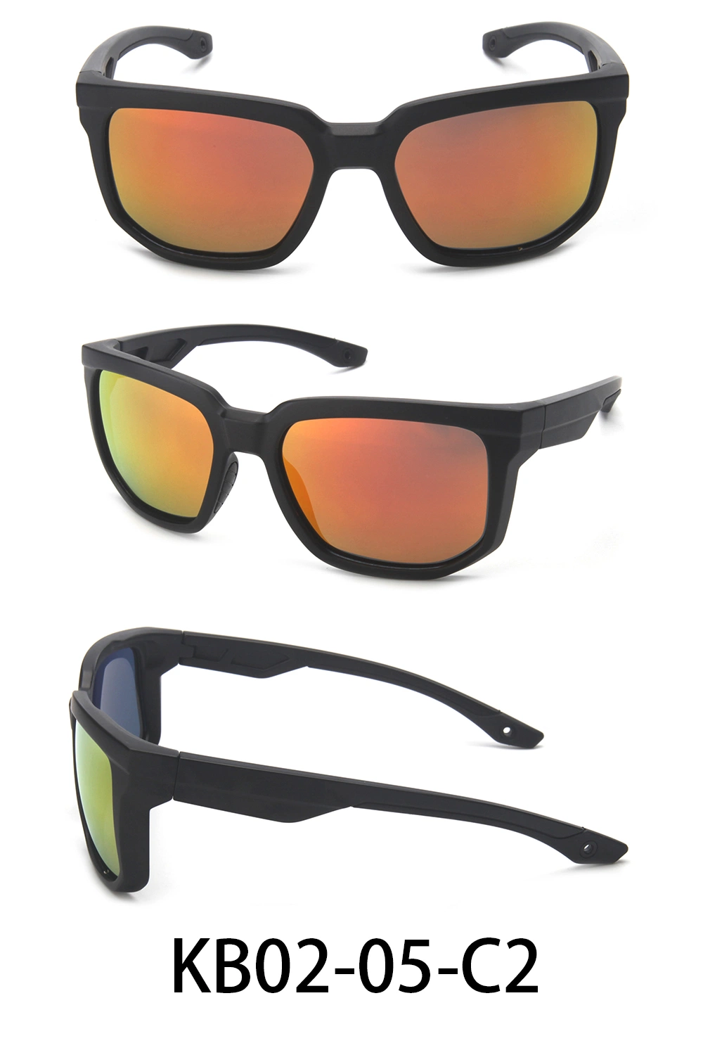 New Design Sports Sunglasses 2023 Luxury Tr90 Polarized Sun Glasses for Men