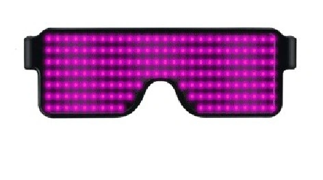 LED Light Love EL Glasses Shake Sound Flash Booster Holiday Gift Party Supply Glasses