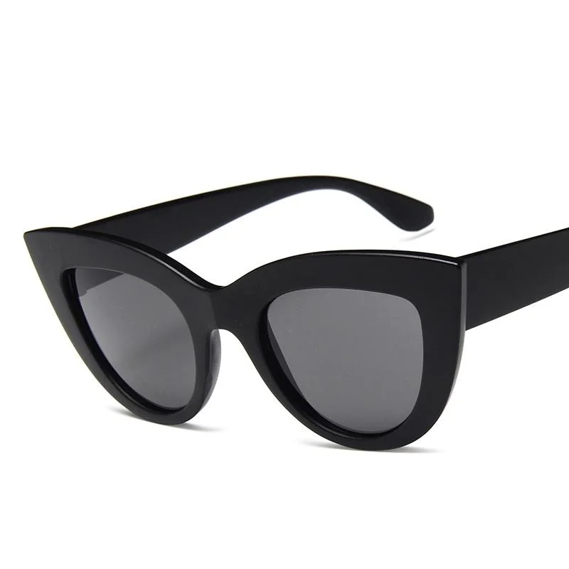 Fashion Designer Cat Eye Sunglasses Retro Custom Women Shades Sun Glasses