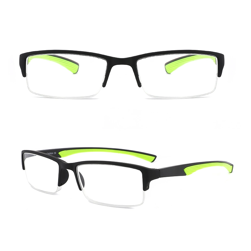 Wholesale Sports Promotion One-Piece Fashion Ultra Slim Reading Glasses Plastic Reading Glasses
