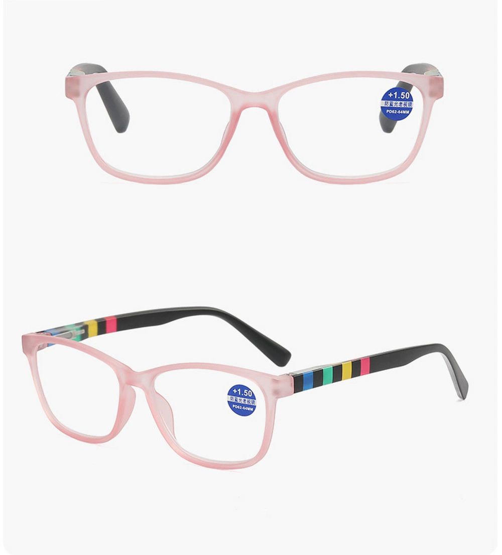 New Arrival OEM High Quality Full Rim PC Rectangle Frame Reading Glasses in Optional Colors