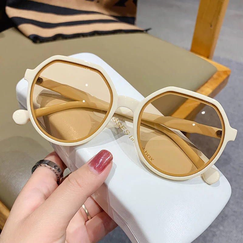 Unisex Retro Sunglasses Fashion Oval Frame Sun Glasses for Men and Women Driving Shade Vintage Eyewear UV400