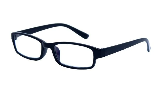 Half Frame Rectangle Metal Trim Temple Optical Reading Glasses