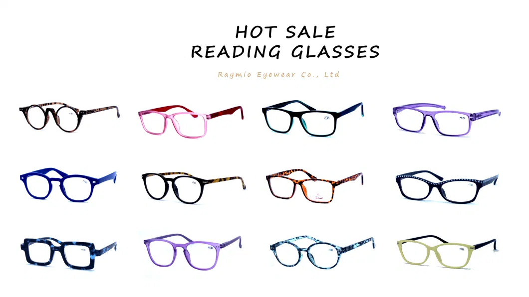 Affordable Durable PC Frame Reading Glasses with AC Lens