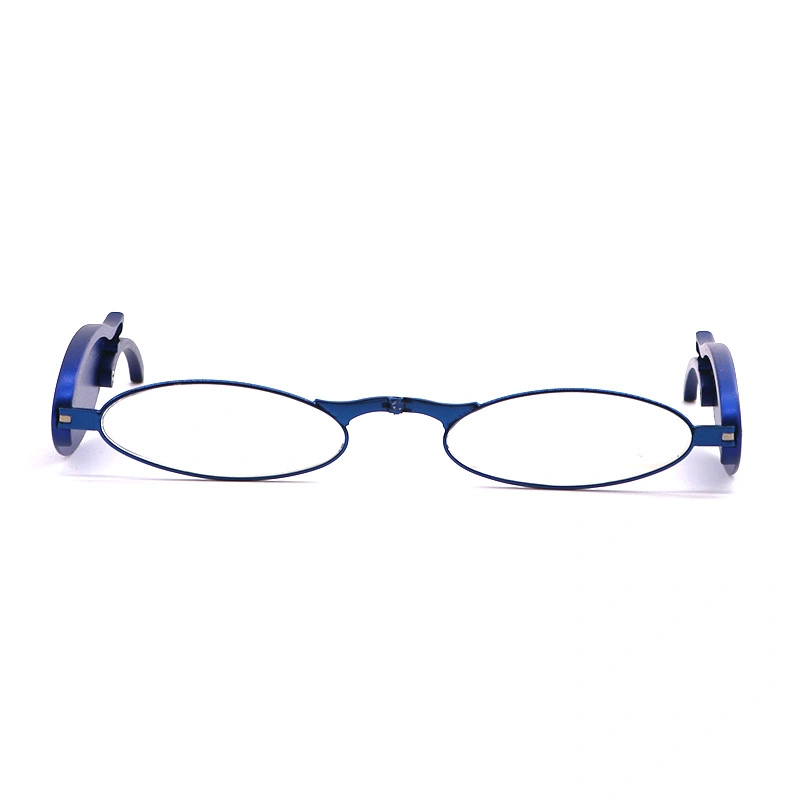 Magnivision Mens Women Foldable Metal Fold up Flat Mini Full Frames Optical Folding Reading Glasses 2021