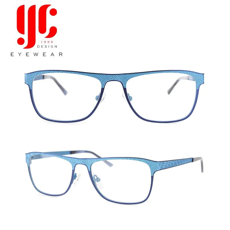 Special Metal Square Frame Man Optical Eyewear Reading Glasses