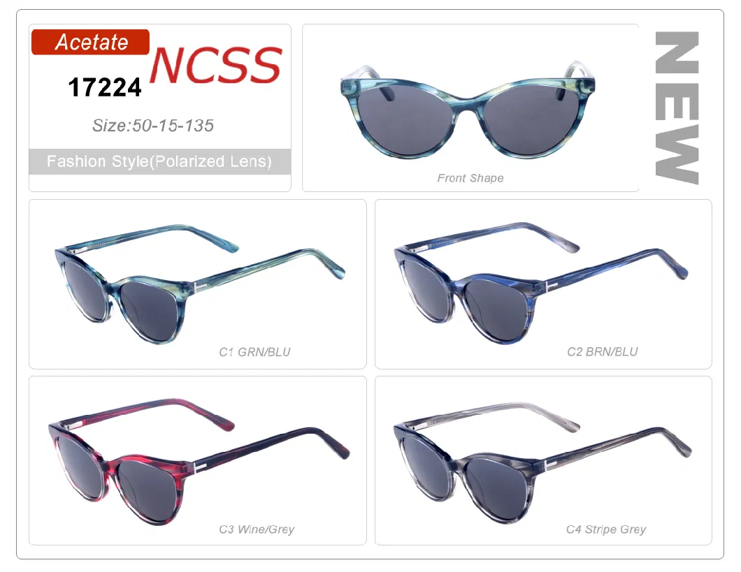 2021 Top Quality Fashion Spring Latest Style Acetate Sunglasses