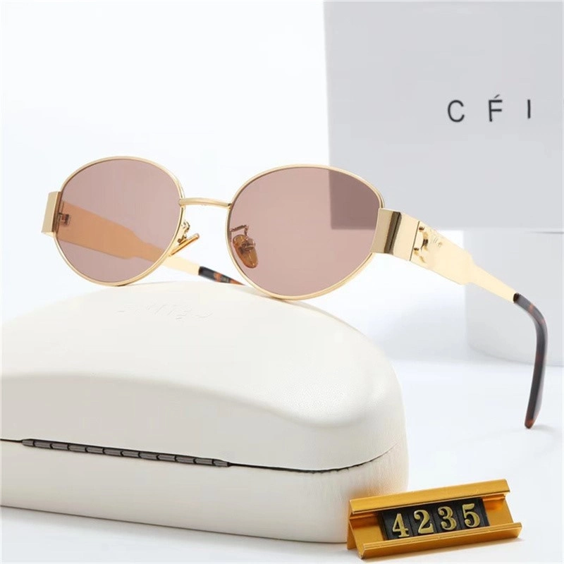 2022 Metal Half Frame Designer Polarized Sunglasses Man Woman Famous Brands Sun Glasses Male Retro Rivet Custom Logo Eyewear