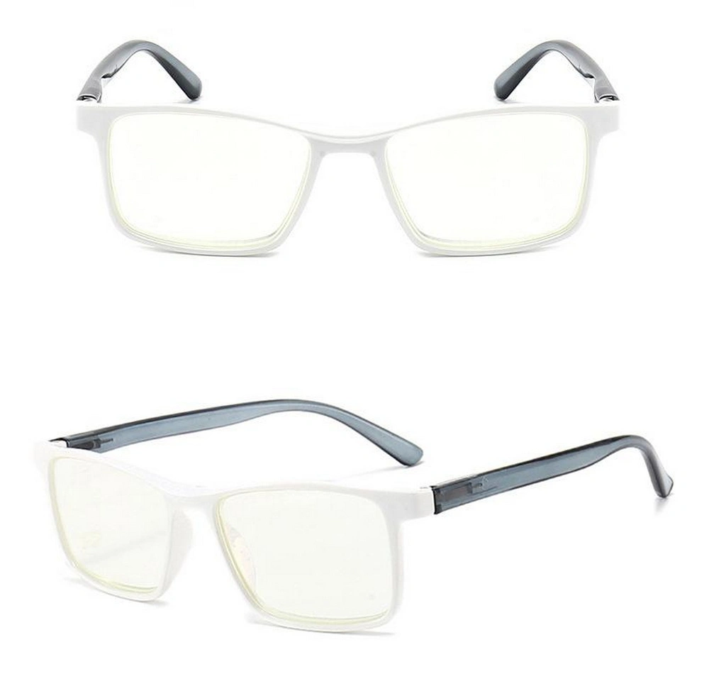 New Arrival OEM High Quality Full Rim PC off-White Color Rectangle Frame Reading Glasses